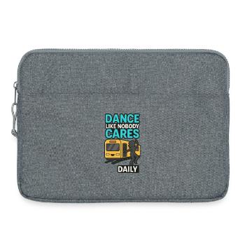 Dansez comme personne d’autre - Sacoche pour ordinateur portable 15 pouces - gris chiné - Devant