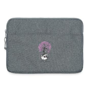 Nach dem Leben - Laptoptasche 15" - Grau meliert - Vorne