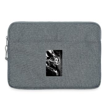 Night Crow Queen - Laptop bag 15" - heather grey - Front