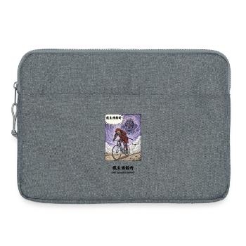 Samurai Sprint gegen Dämonenjagd - Laptoptasche 15" - Grau meliert - Vorne