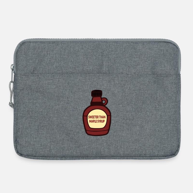 Ahornsirup Sød Kompliment - Computertaske 15" - gråmeleret