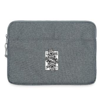 Eurasier | Reine de Cœur | Cartes - Sacoche pour ordinateur portable 15 pouces - gris chiné - Devant