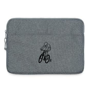 VTT - Sacoche pour ordinateur portable 15 pouces - gris chiné - Devant