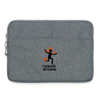 i tried it at home - Laptoptasche 15" - Grau meliert - Vorne