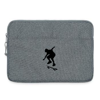 Skate board tricks - Laptop bag 15" - heather grey - Front
