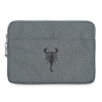Skorpion Symbol Illustration Grafik icon Tiere - Laptoptasche 15" - Grau meliert - Vorne