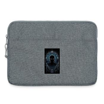 Alien shadow - Laptop bag 15" - heather grey - Front