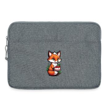 Foxy Cake Delight - Laptoptasche 15" - Grau meliert - Vorne