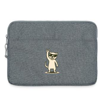 Wieselrocker - Sacoche pour ordinateur portable 15 pouces - gris chiné - Devant