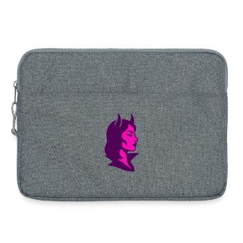 She-devil - Laptop bag 15" - heather grey - Front