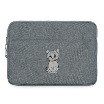 Gray - Laptop bag 15" - heather grey - Front