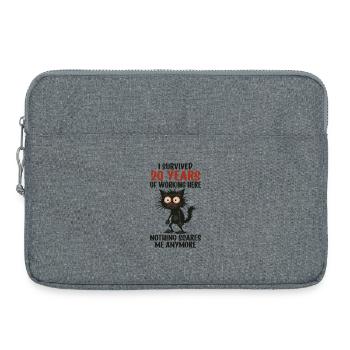 Service anniversaire du 20e Compagnie Travail anniversaire - Sacoche pour ordinateur portable 15 pouces - gris chiné - Devant