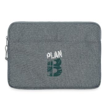 Grunge 13 Numeric Glyph - Laptop bag 15" - heather grey - Front