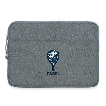 Padel-Racket – Padeliste - Laptoptasche 15" - Grau meliert - Vorne