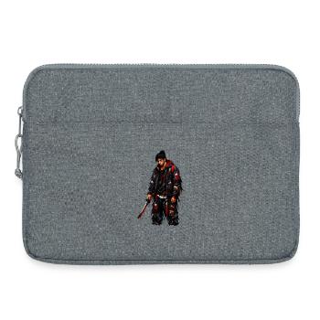 Dystopian Warrior Shredded Coat - Laptop bag 15" - heather grey - Front