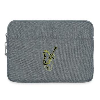 Rock' Roll is life ✔ - Laptoptasche 15" - Grau meliert - Vorne