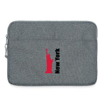 new York - Laptop bag 15" - heather grey - Front