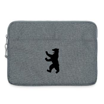 Berliner Bär - Laptoptasche 15" - Grau meliert - Vorne