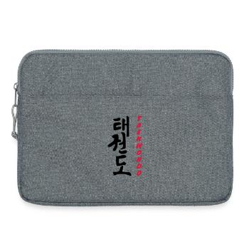 Taekwondo - Sacoche pour ordinateur portable 15 pouces - gris chiné - Devant