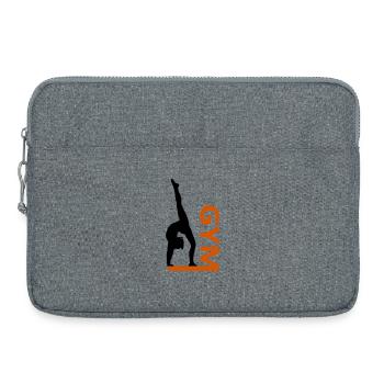 Gymnastique - Sacoche pour ordinateur portable 15 pouces - gris chiné - Devant