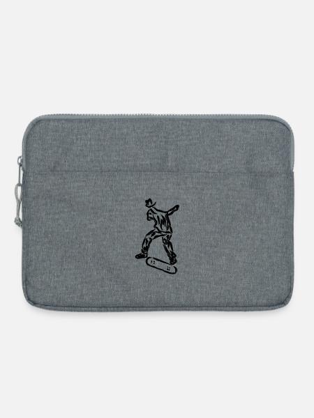 Skater - Laptoptasche 15" - Grau meliert
