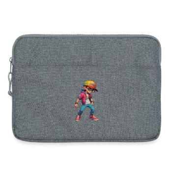 Cool Young Teen Boy - Laptop bag 15" - heather grey - Front