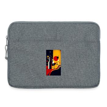 Vin 2 1 - Sacoche pour ordinateur portable 15 pouces - gris chiné - Devant