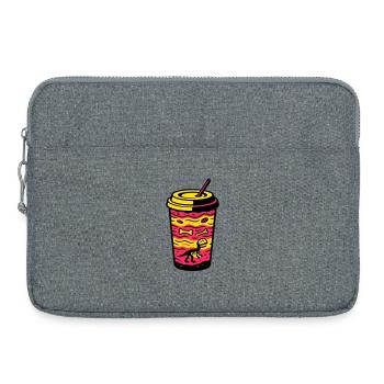 Coupe Matcha Dino - Sacoche pour ordinateur portable 15 pouces - gris chiné - Devant