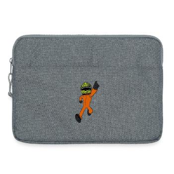 racing driver - Laptop bag 15" - heather grey - Front