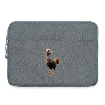 Dinde Poules Oiseaux Dinde - Sacoche pour ordinateur portable 15 pouces - gris chiné - Devant