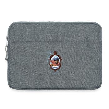 Grouper Flaquette Marin - Laptop bag 15" - heather grey - Front