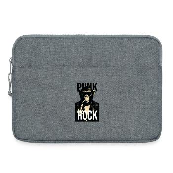 Rock Chimp Rebel Portrait - Laptop bag 15" - heather grey - Front