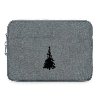 Christmas tree - Laptop bag 15" - heather grey - Front