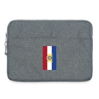Affaire téléphonique de drapeau des Pays-Bas - Sacoche pour ordinateur portable 15 pouces - gris chiné - Devant