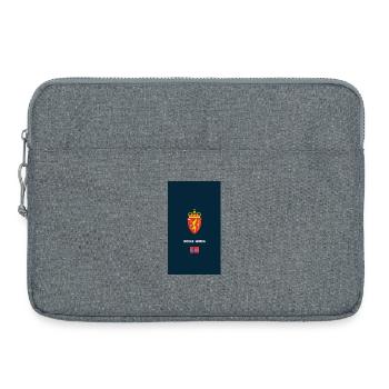 Fall des norwegischen Passtelefons - Laptoptasche 15" - Grau meliert - Vorne