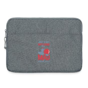 Bowling Boy - Laptop bag 15" - heather grey - Front