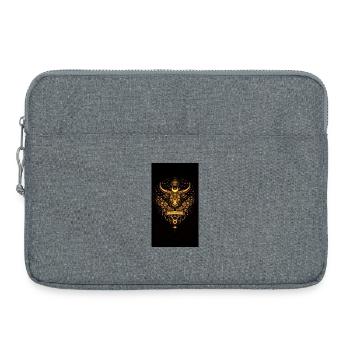 Golden Zodiac Collection – Taurus Astrology Gold - Laptop bag 15" - heather grey - Front
