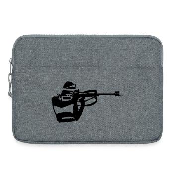Biathlon - Laptop bag 15" - heather grey - Front
