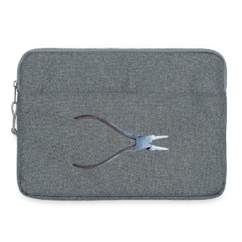 Illustration de la vieille pince - Sacoche pour ordinateur portable 15 pouces - gris chiné - Devant