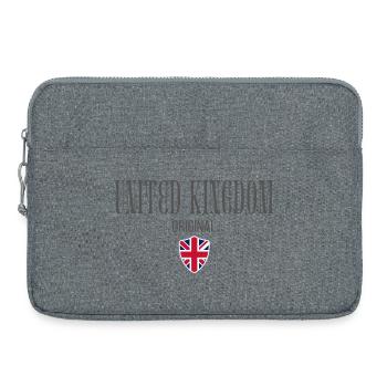 Orgueil britannique, patriote britannique - Sacoche pour ordinateur portable 15 pouces - gris chiné - Devant