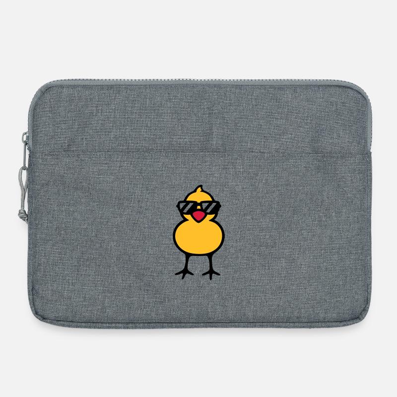 cool chick (rd) - Laptop bag 15" - heather grey