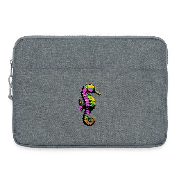 Hippocampe - Sacoche pour ordinateur portable 15 pouces - gris chiné - Devant