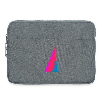 Solid Colors, Abstract, Geometric Colors - Laptop bag 15" - heather grey - Front