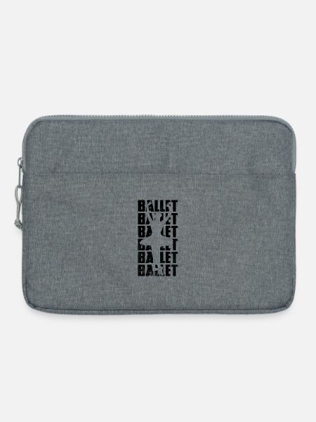 Ballett - Laptoptasche 15" - Grau meliert