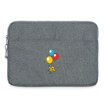 Balloon Chick - Laptop bag 15" - heather grey - Front
