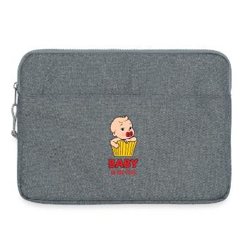 Bébé au four - Sacoche pour ordinateur portable 15 pouces - gris chiné - Devant