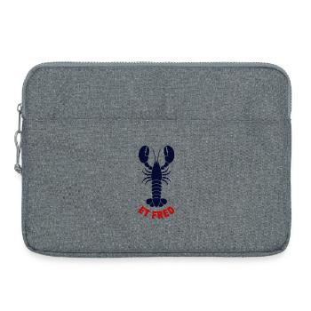 Hummer, Hummer, Meer - Laptoptasche 15" - Grau meliert - Vorne