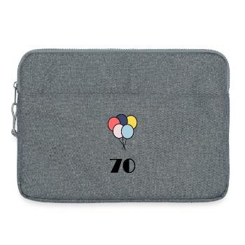 70. 70 YEARS. 70th ANNIVERSARY. 70 YEARS ANNIVERSARY. - Laptop bag 15" - heather grey - Front
