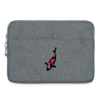 Koi - Nishikigoi - Laptop bag 15" - heather grey - Front