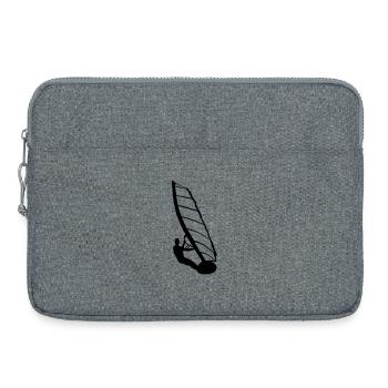 Windsurfer - Laptop bag 15" - heather grey - Front